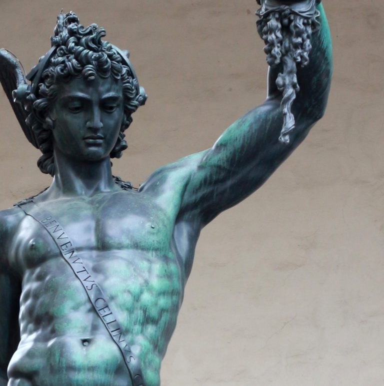 La statua del Perseo di Benvenuto Cellini