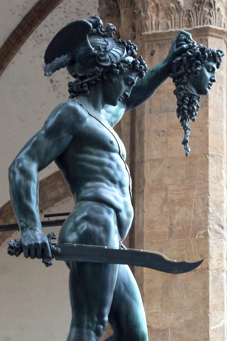 La statua del Perseo di Benvenuto Cellini