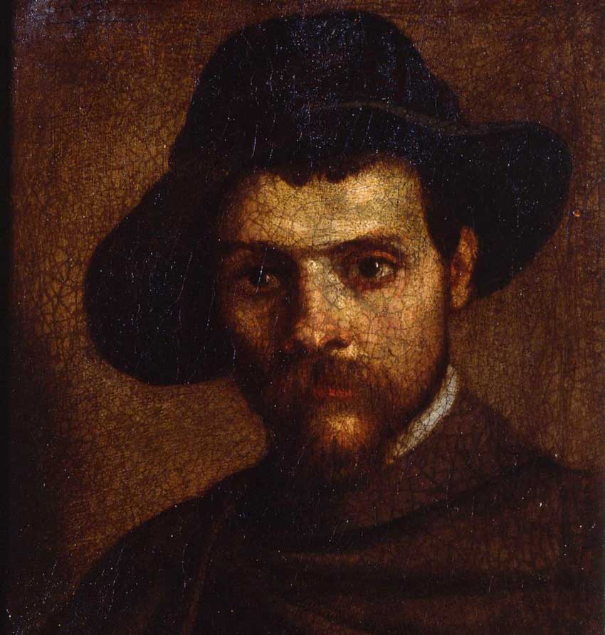 Annibale Carracci Autoritratto col cappello a quattracque