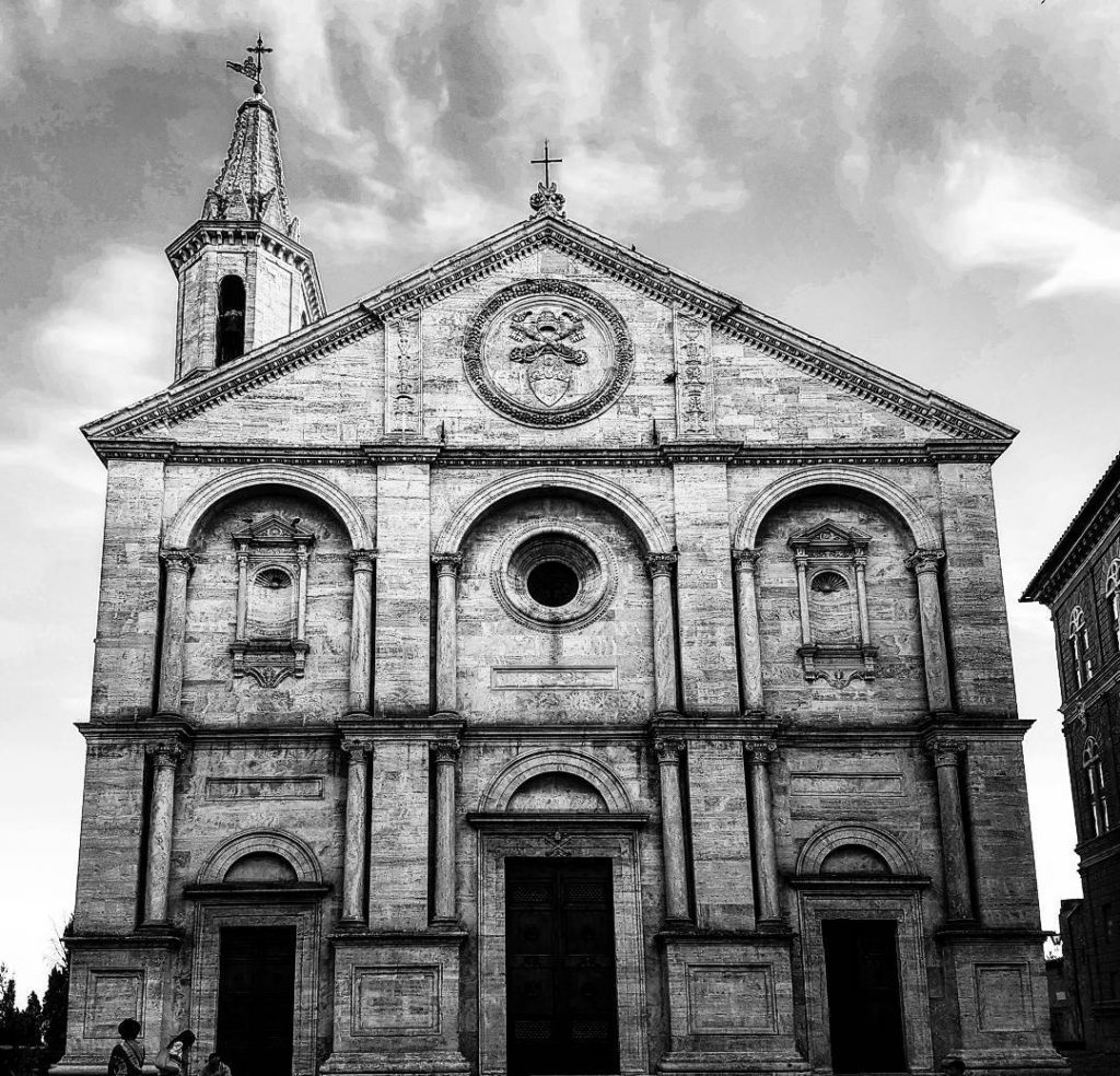 Duomo di Pienza opera dell'architetto Bernardo Rossellino