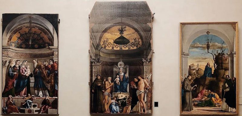 Pala di San Giobbe di Giovanni Bellini alle Gallerie dell'Accademia di Venezia