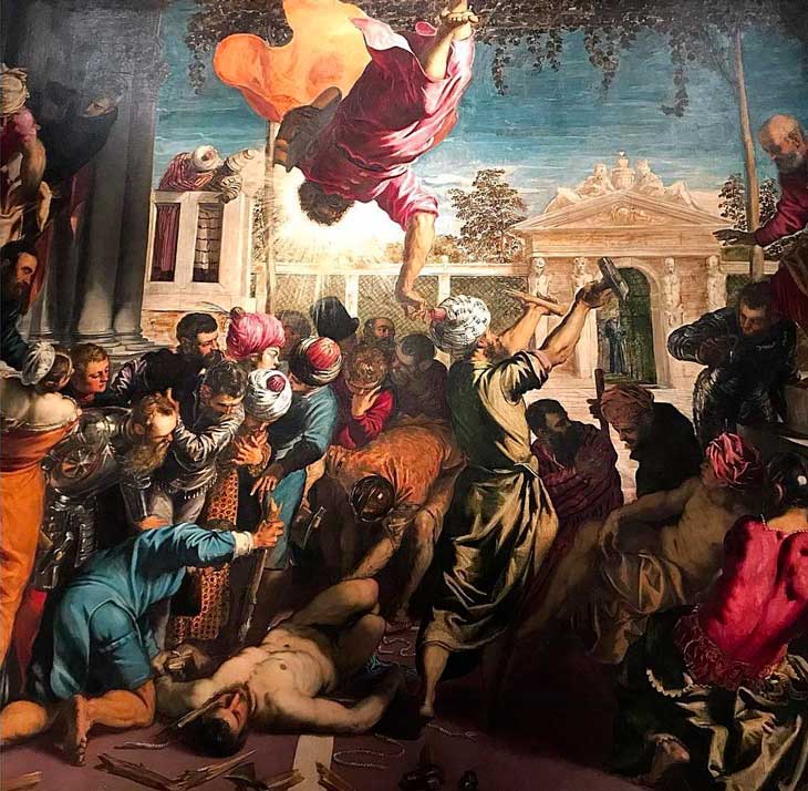 San Marco libera uno schiavo del Tintoretto alle Gallerie dell'Accademia di Venezia