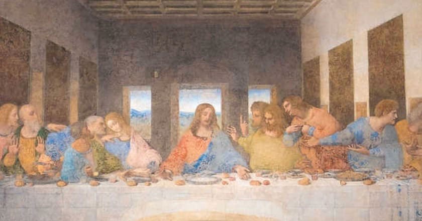 Il Cenacolo di Leonardo da Vinci nel refettorio del Convento di Santa Maria delle Grazie