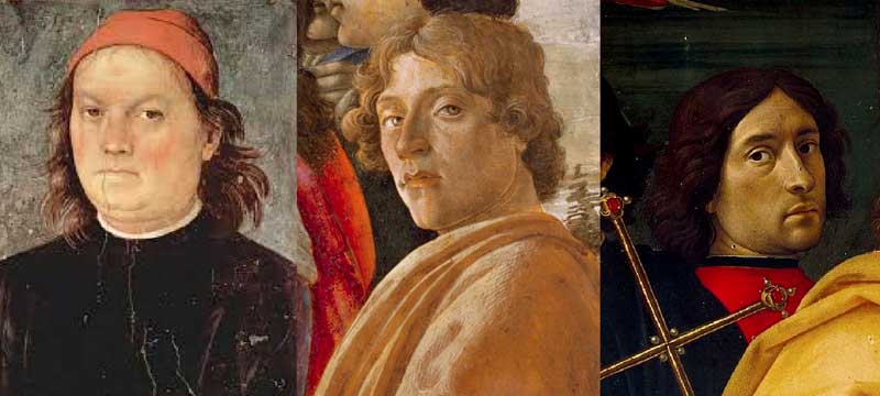 Puerugino Sandro Botticelli e Domenico Ghirlandaio