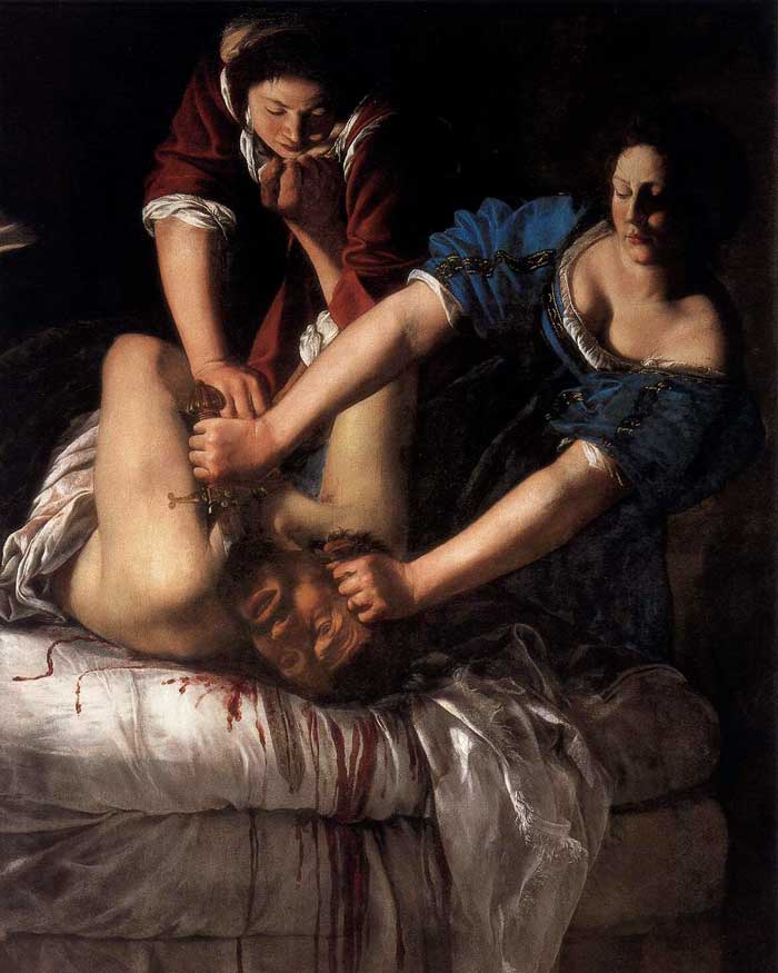 giuditta e oloferne artemisia gentileschi