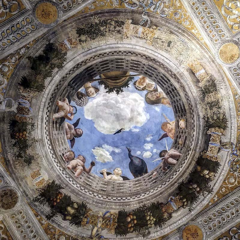 oculo Camera Degli sposi andrea mantegna