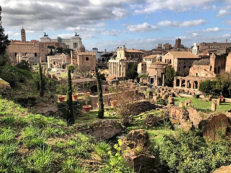 vista dalle pendici Del palatino