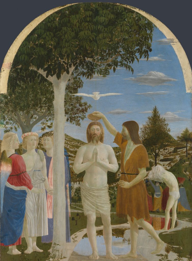 Piero della Francesca Baptism of Christ