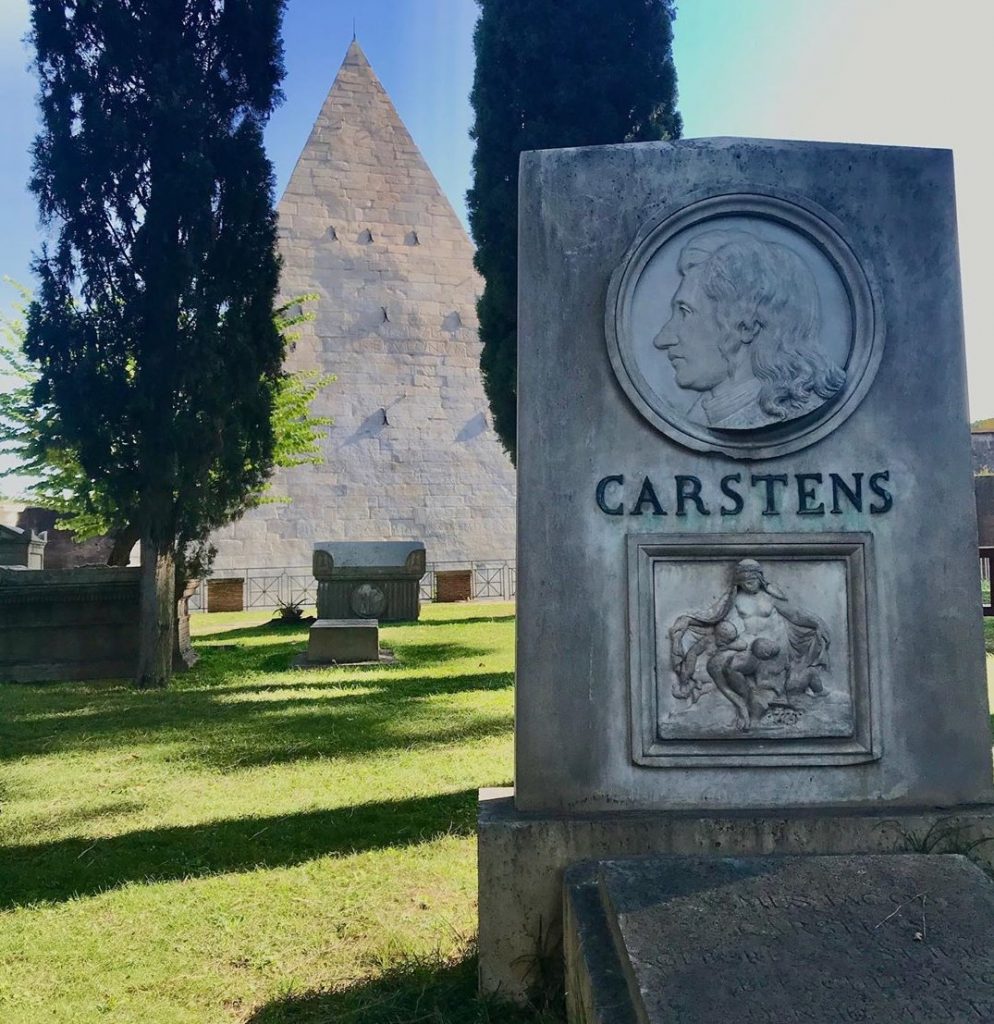 cimitero Acattolico roma parte antica