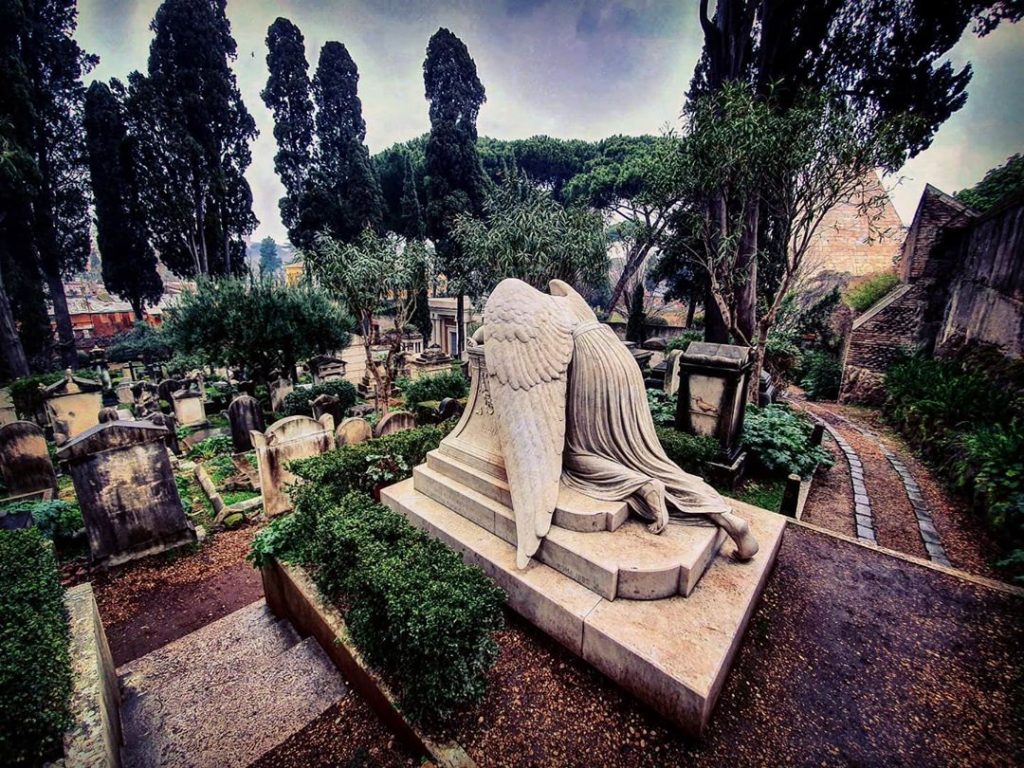 cimitero Acattolico roma veduta