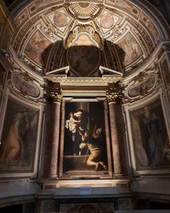 le opere di caravaggio a roma cappella Cavalletti