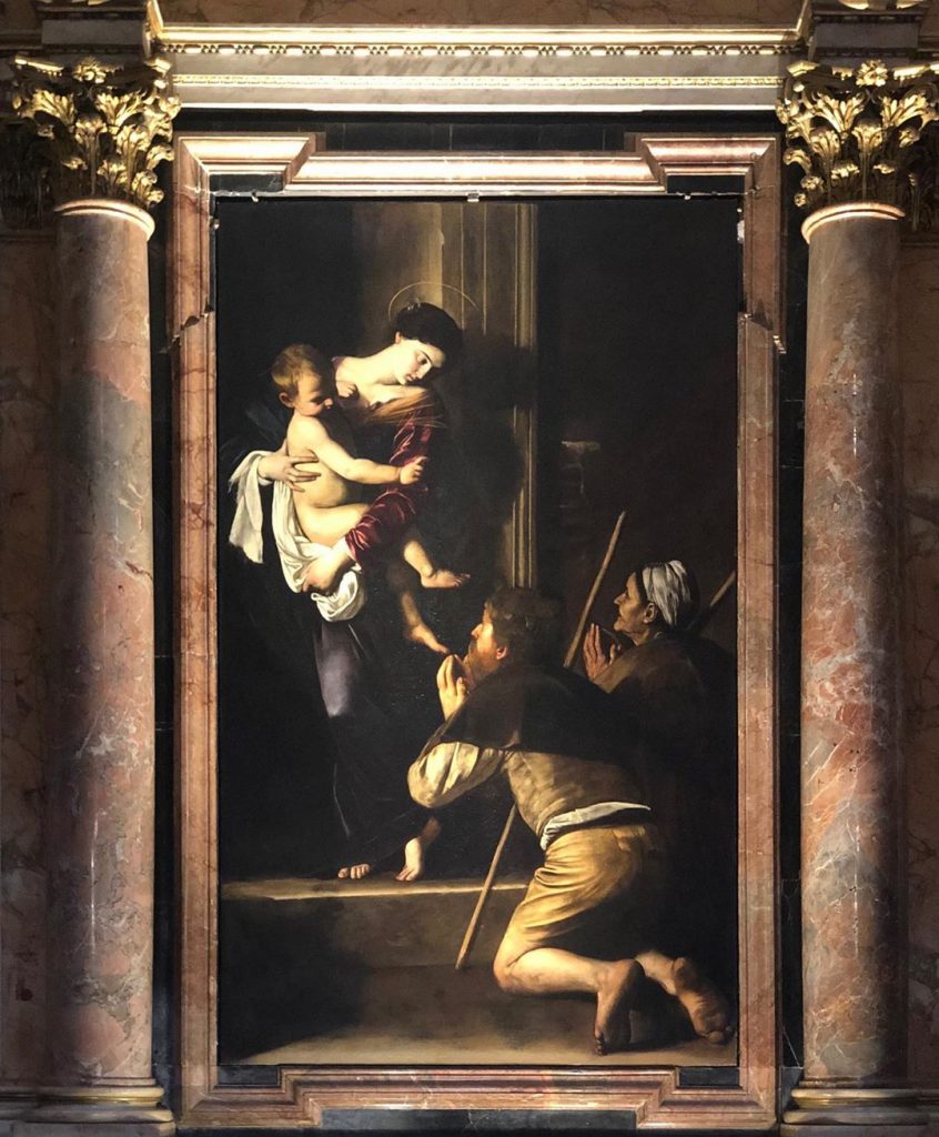 opere di caravaggio a roma