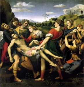 Scopri di più sull'articolo <span class="entry-title-primary">Raffaello Sanzio e la Pala Baglioni</span> <span class="entry-subtitle">1 capolavoro della Galleria Borghese</span>