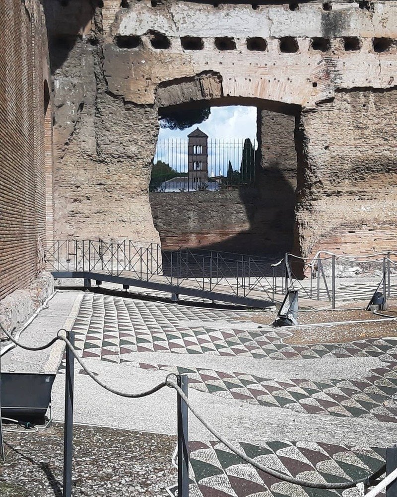 terme Caracalla decorazione musiva