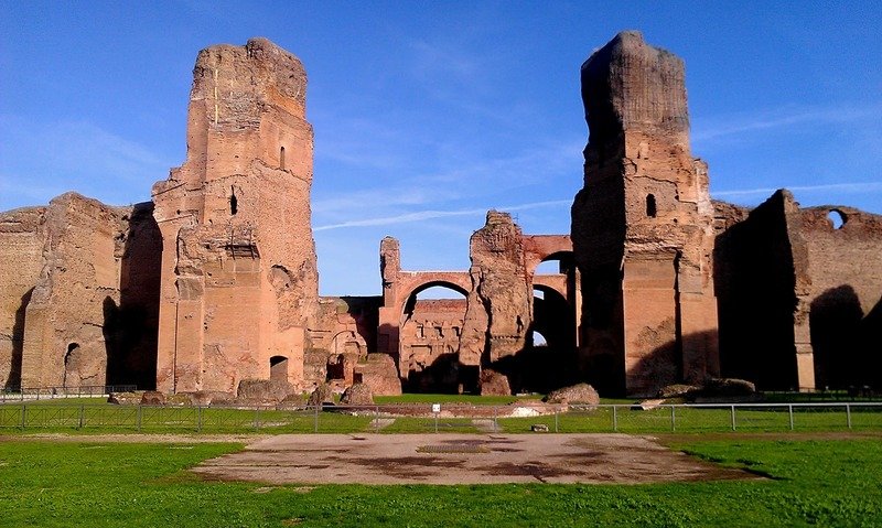 veduta rovine terme caracalla