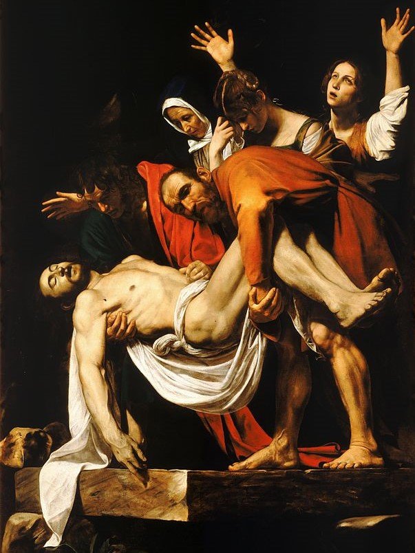 The Entombment of Christ Caravaggio c.1602 3 1