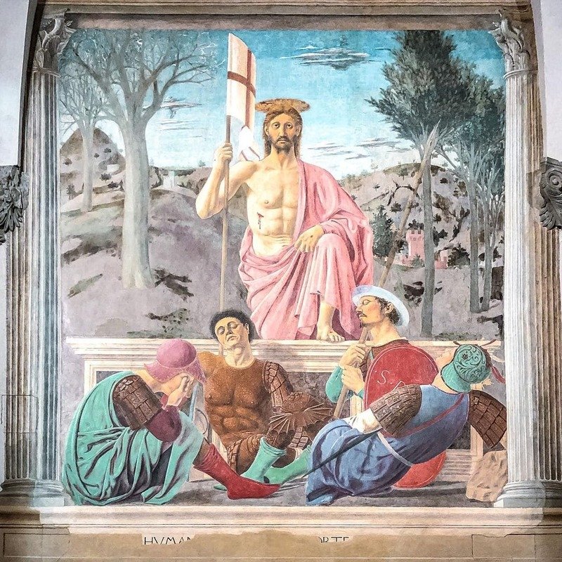 resurrezione piero della francesca sansepolcro