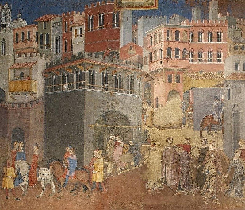 ambrogio lorenzetti buon governo città