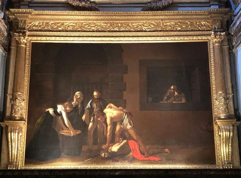 caravaggio a malta decollazione